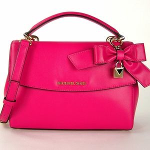 Michael Kors Ultra Pink Ava Satchel NWT